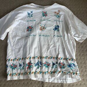 Cute Vintage Floral Tee